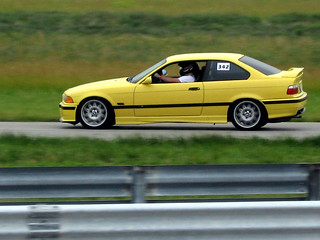 Yellow BMW M3 @ Mid America