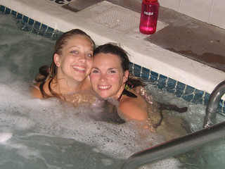Tara Drollinger - In the hot tub
