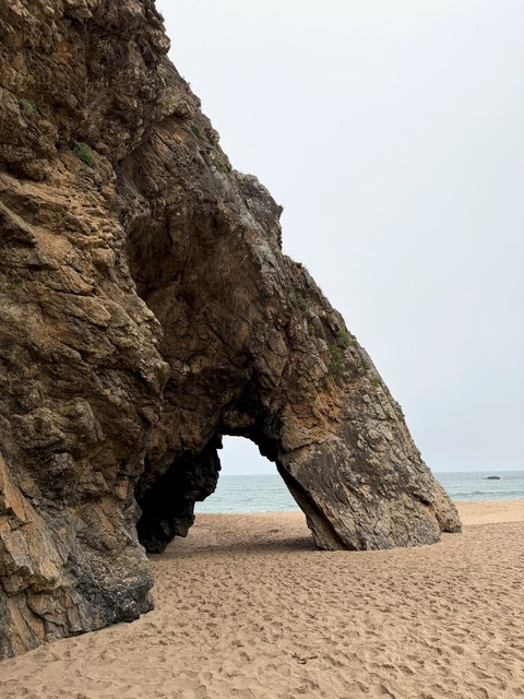 Some rad rock structures on Adraga beach