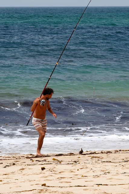 Dude just pulled in a fish