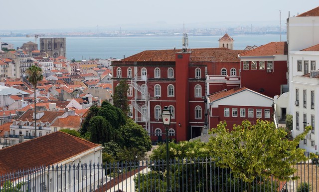 Looking out toward the Tagus