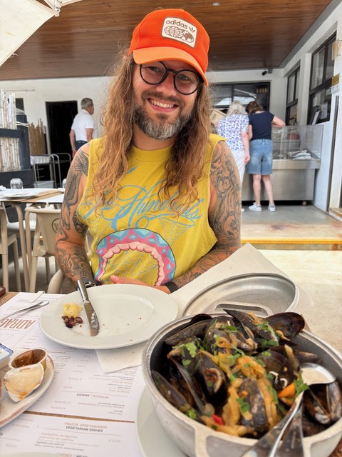 Mussels at Adraga Beach