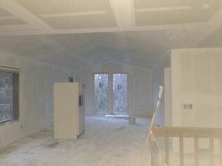 Living room bein covered up