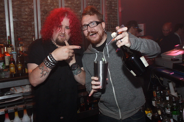 I still don't know how Harper got behind the bar