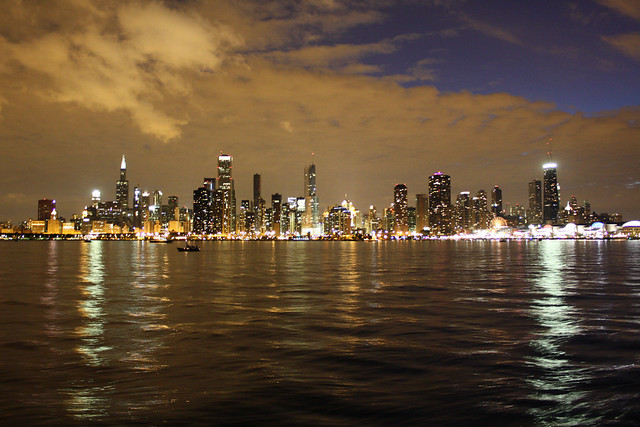Chicago Skyline from the boat