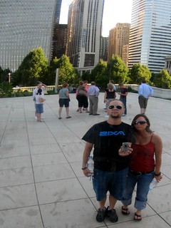 Lollapalooza - Self Portrait in Cloud Gate @ Millenium Park
