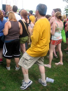 Lollapalooza - This dude was totally rocking out to Kill Hannah