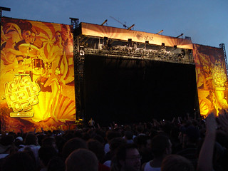 Lollapalooza - Covered Stage for Daft Punk