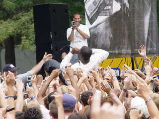 Lollapalooza - Rhymefest Surfing at Lollapalooza