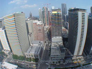 Skyline - looking out our hotel room window