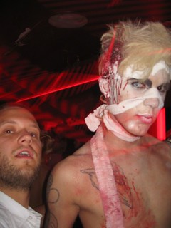 Lollapalooza - Me and bloodied up dude