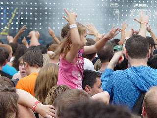 Lollapalooza - This little girl loved A-Trak