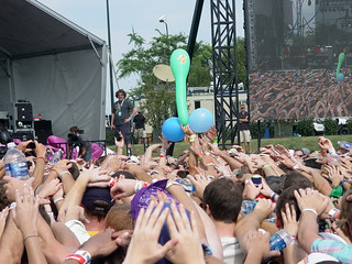 Lollapalooza - For some reason Dan Deacon made us all worship the balloons that resembled a cock and balls