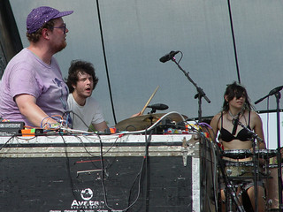 Lollapalooza - Dan Deacon and Drummers