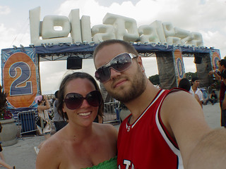 Lollapalooza - Kari and I leaving Lollapalooza