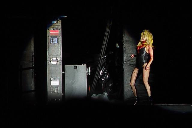 Bloody Lady Gaga at Lollapalooza
