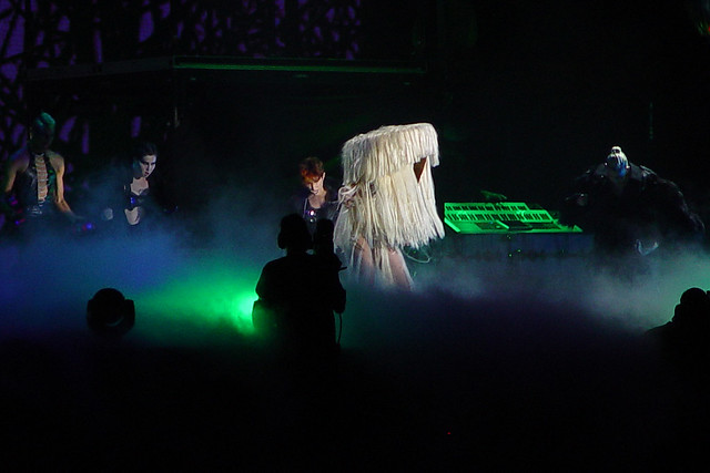 Lady Gaga's muppet outfit at Lollapalooza