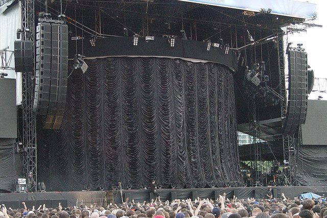 Waiting for Lady Gaga at Lollapalooza