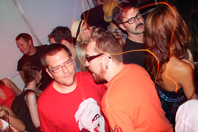 Scott V, Harper, and David Arquette, haha