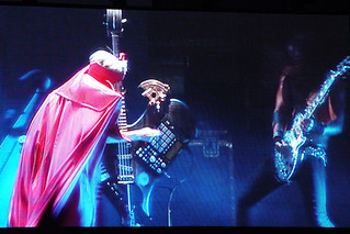 Lollapalooza - Lady Gaga playing some crazy instrument at Lollapalooza