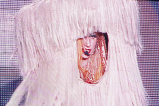 Lollapalooza - Lady Gaga's muppet outfit at Lollapalooza