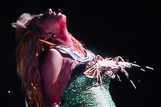 Lollapalooza - Lady Gaga's sparkler boobs