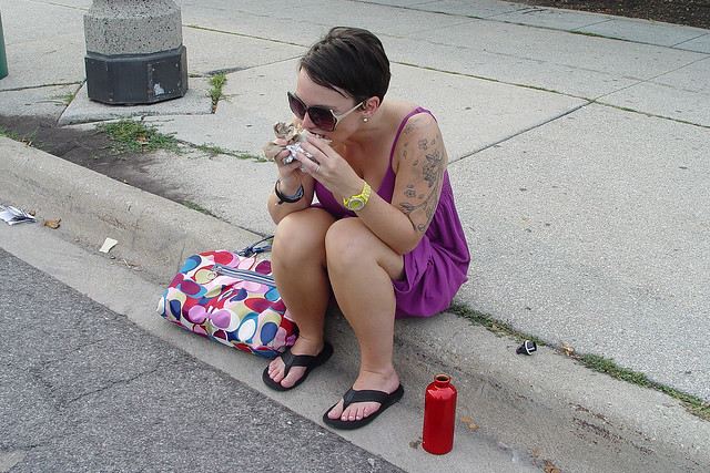 Veggie/Goat Cheese Burrito