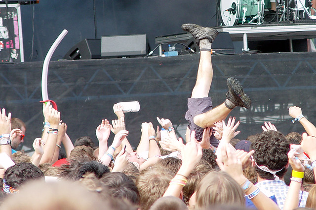 Crowd Surf Fail