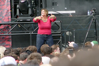 Lollapalooza - This sign language lady was rocking hard