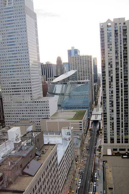 Thompson Center from the Wit roof