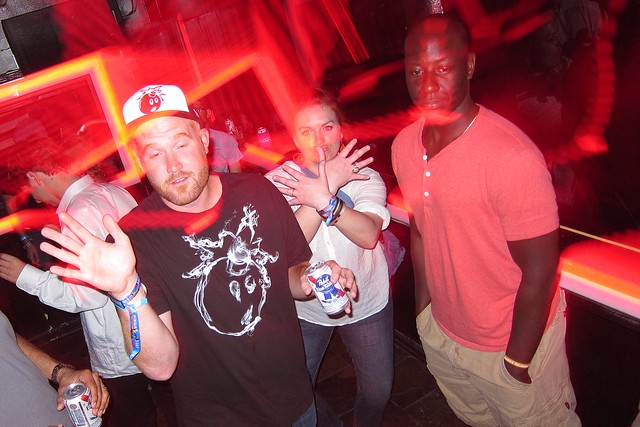 Partying at Debonair