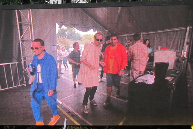 Hot Chip hitting the stage