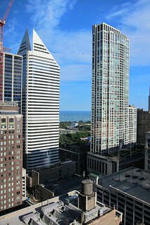 Lollapalooza - Looking out from the wit rooftop