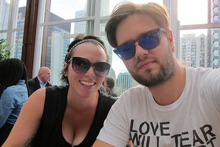 Lollapalooza - Hanging out on the wit rooftop