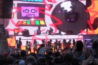 Lollapalooza - Twerkin at Major Lazer