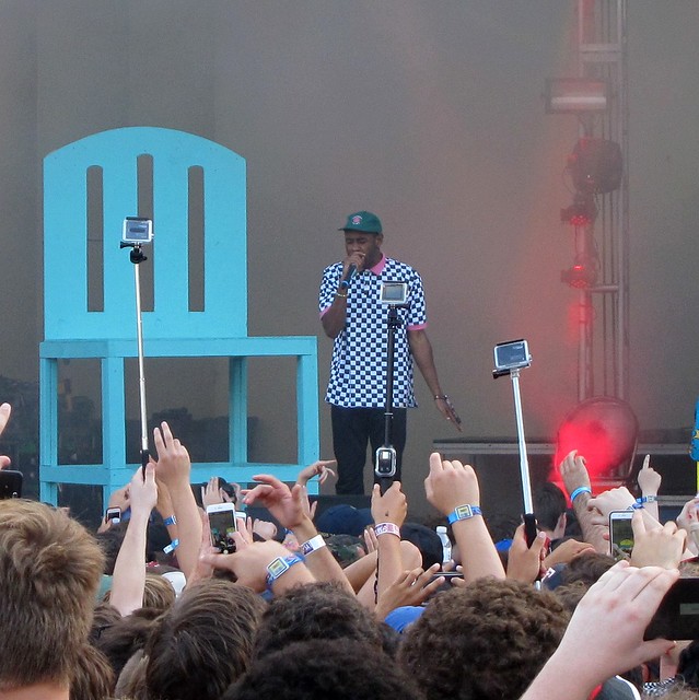 Aww yea, gettin some sick concert footy on my go-pro.