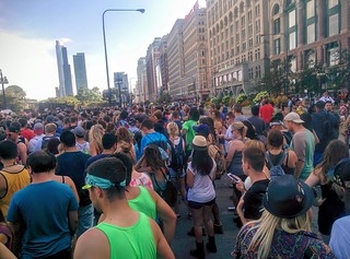 Lollapalooza - Michigan Avenue right now