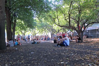 Lollapalooza - Found a pretty good spot to relax