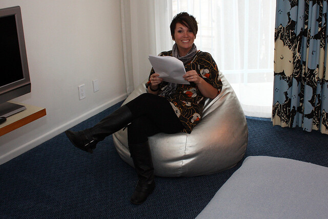 Hanging out at the Standard