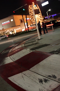 A race corner in Long Beach