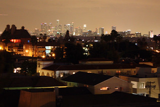 LA Skyline from The Standard... best I could do without a tripod (and a lens)