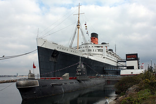 The Queen Mary and the Scorpion Submarine
