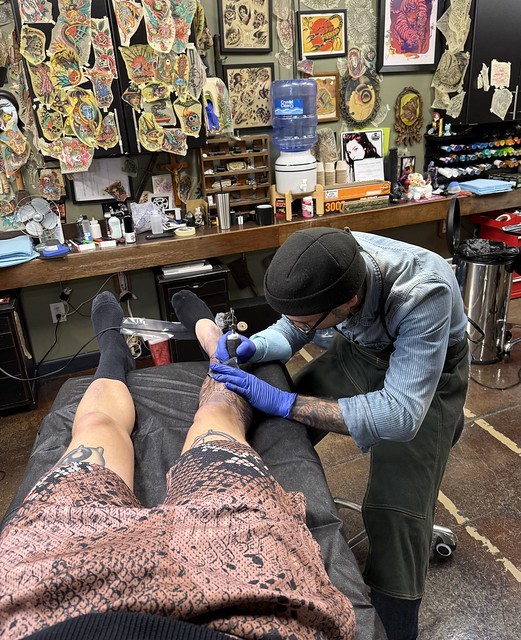 Gettin worked on by Paul