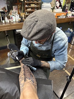 Tattoo - Round 2 on this leg piece.