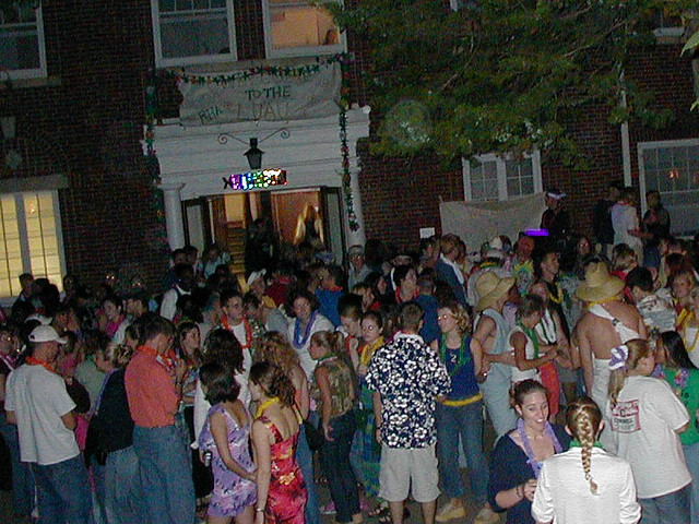 DJing the Freshman Luau