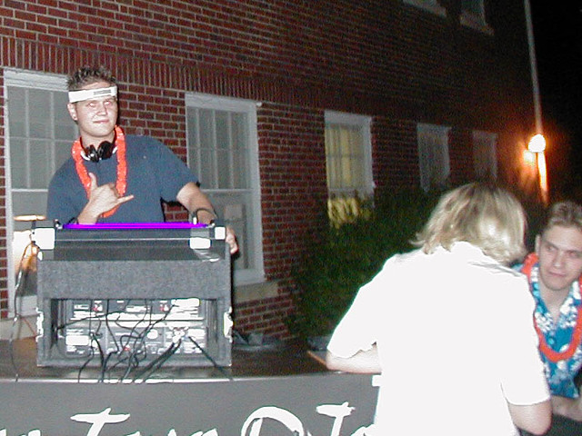 DJing the Luau