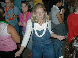 Shannon dancing for me as Kari looks over her shoulder, haha