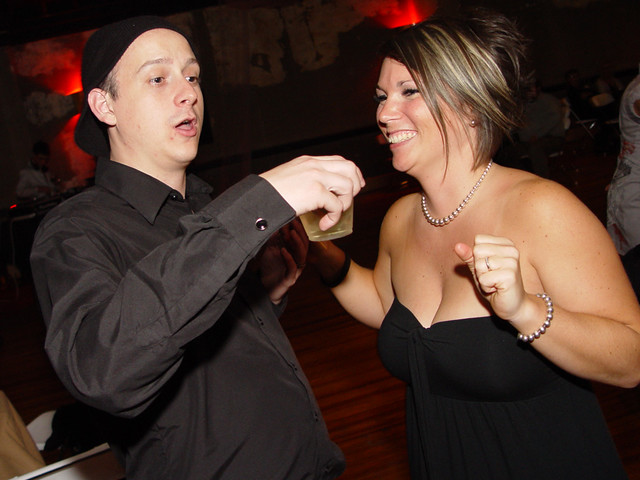 "Put the wine down, we're gonna dance"