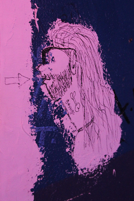 Bathroom graffiti at Vaudeville Mews