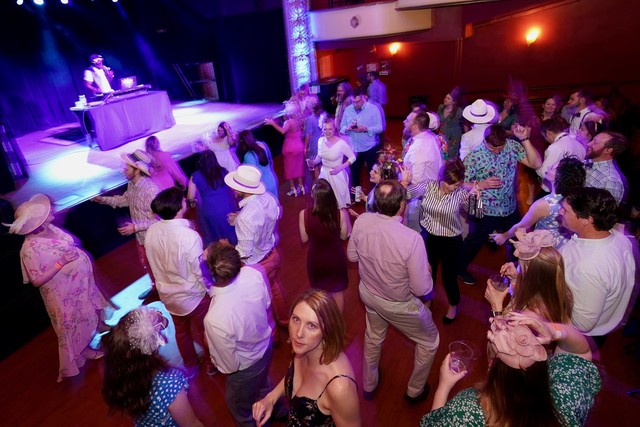 Gettin down at Tanner's wedding